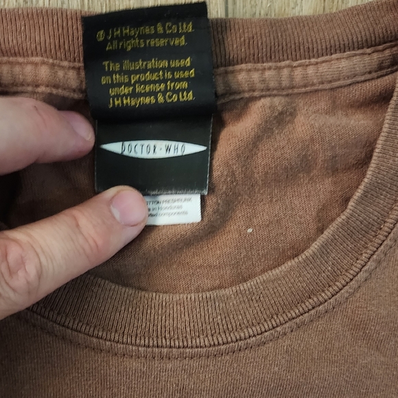 Doctor Who Dalek Haynes Manual shirt size large - Picture 5 of 7